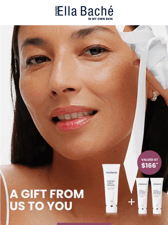 A full-size skincare gift on us