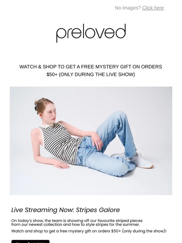 We are streaming LIVE 🎬 Get a FREE mystery gift for Mom 🌸