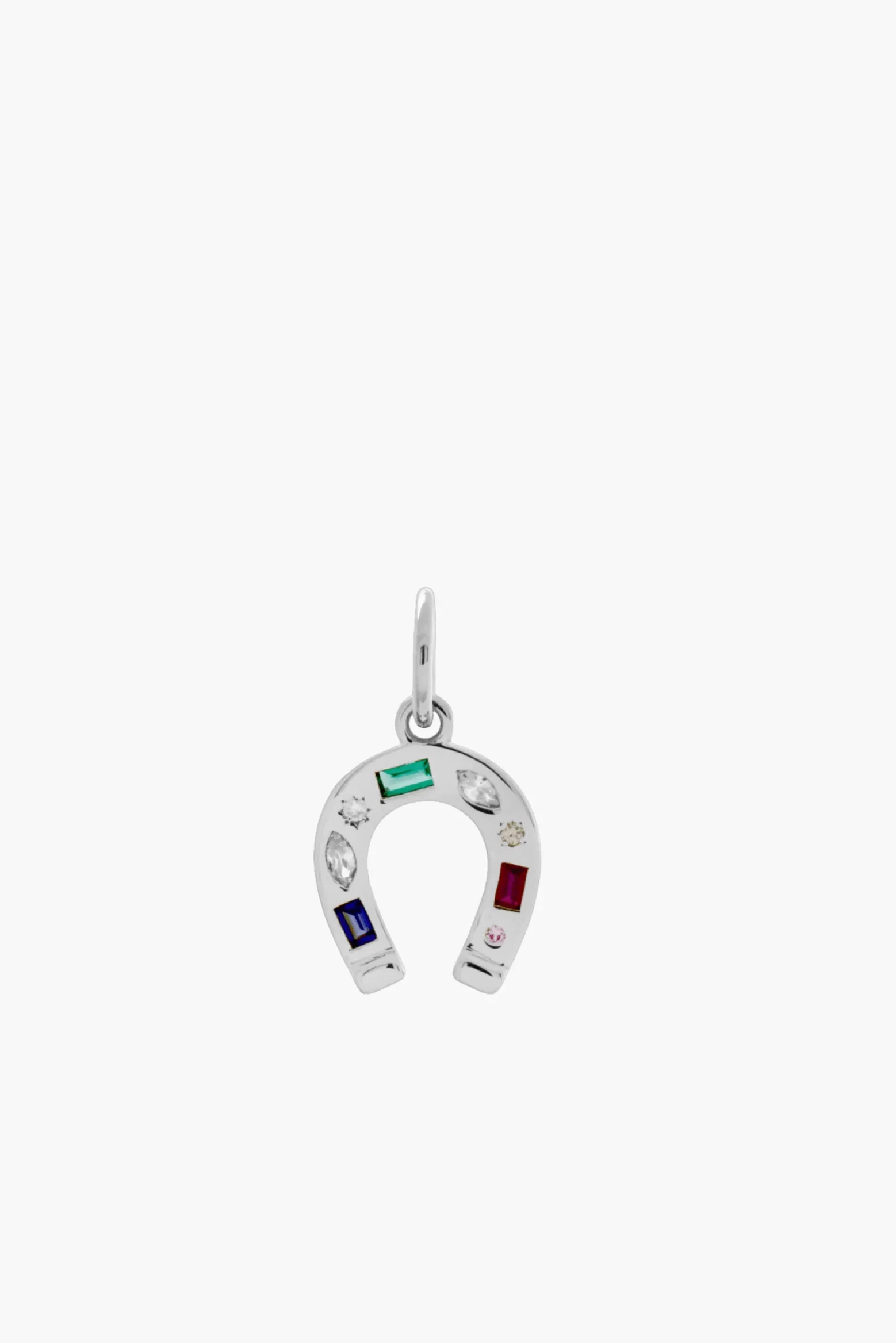 Image of HORSESHOE WITH GEMS CHARM