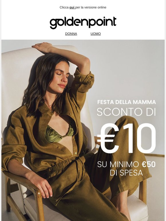 🎁 €10 di sconto per la Festa della Mamma