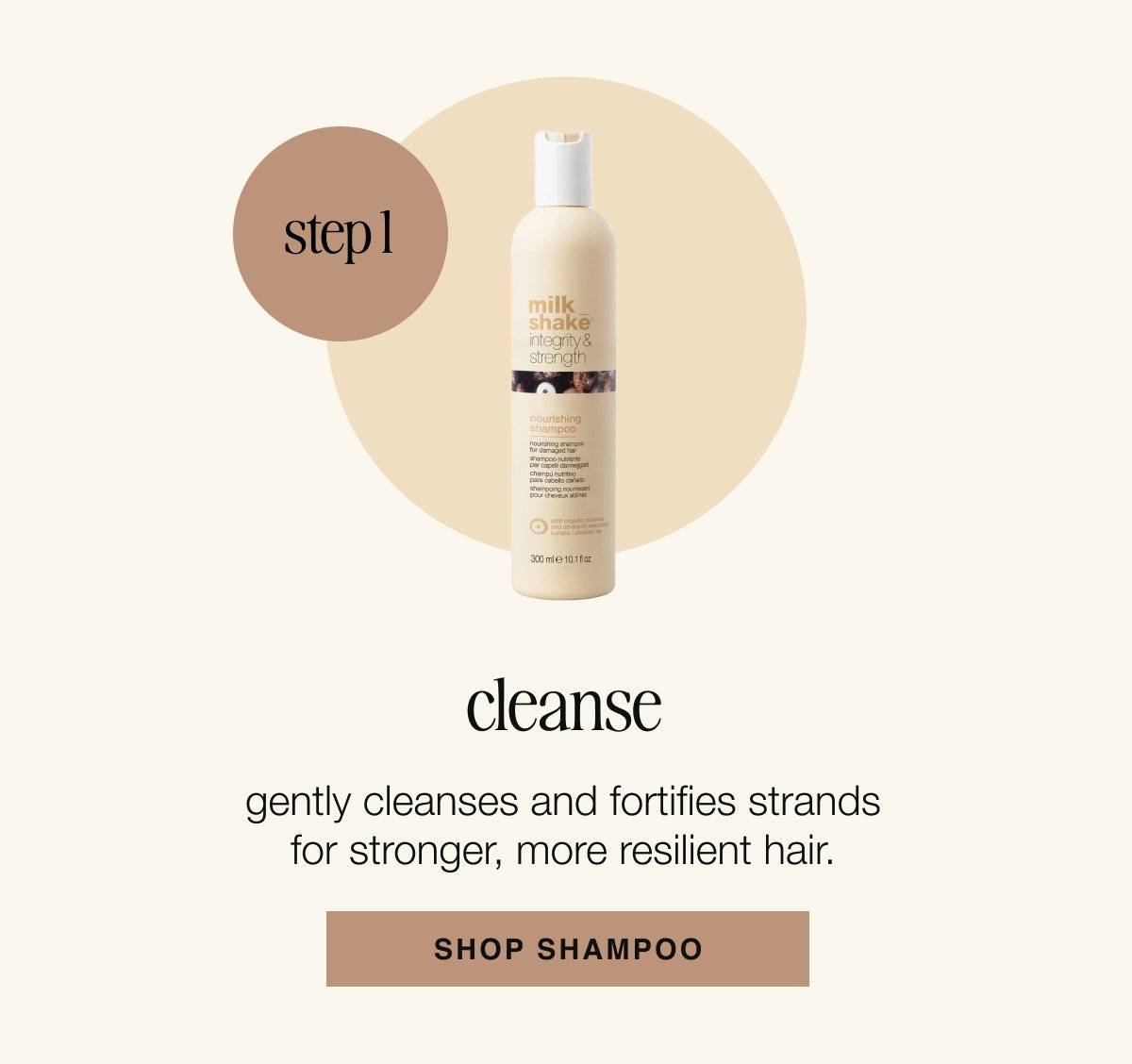 integrity & strength nourishing shampoo