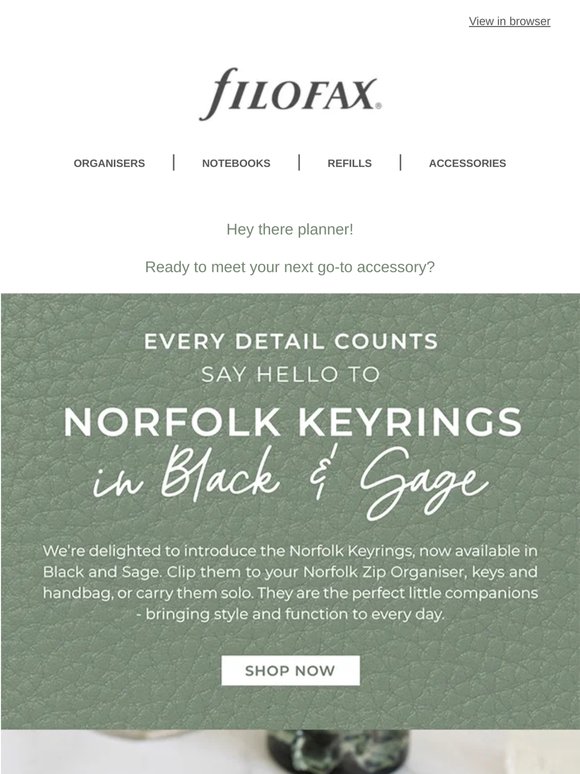 Norfolk Keyrings: A small accessory with a big statement!
