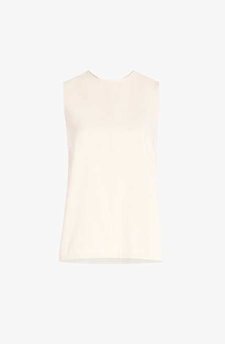 Image Nerina Top in Cotton Drill in Marzipan