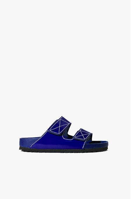 Image of Birkenstock x Proenza Schouler Arizona Slides in Cobalt