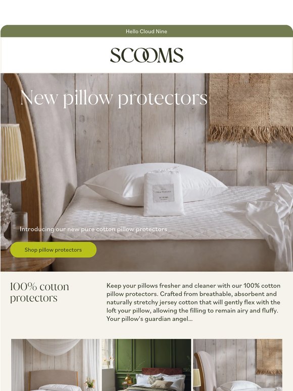 New Pure Cotton Pillow Protectors
