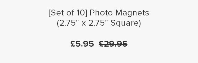 [Set of 10] Photo Magnets (2.75 x 2.75 Square)