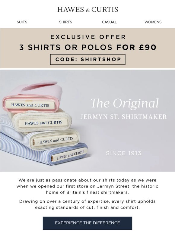 The Original Jermyn St. Shirtmaker