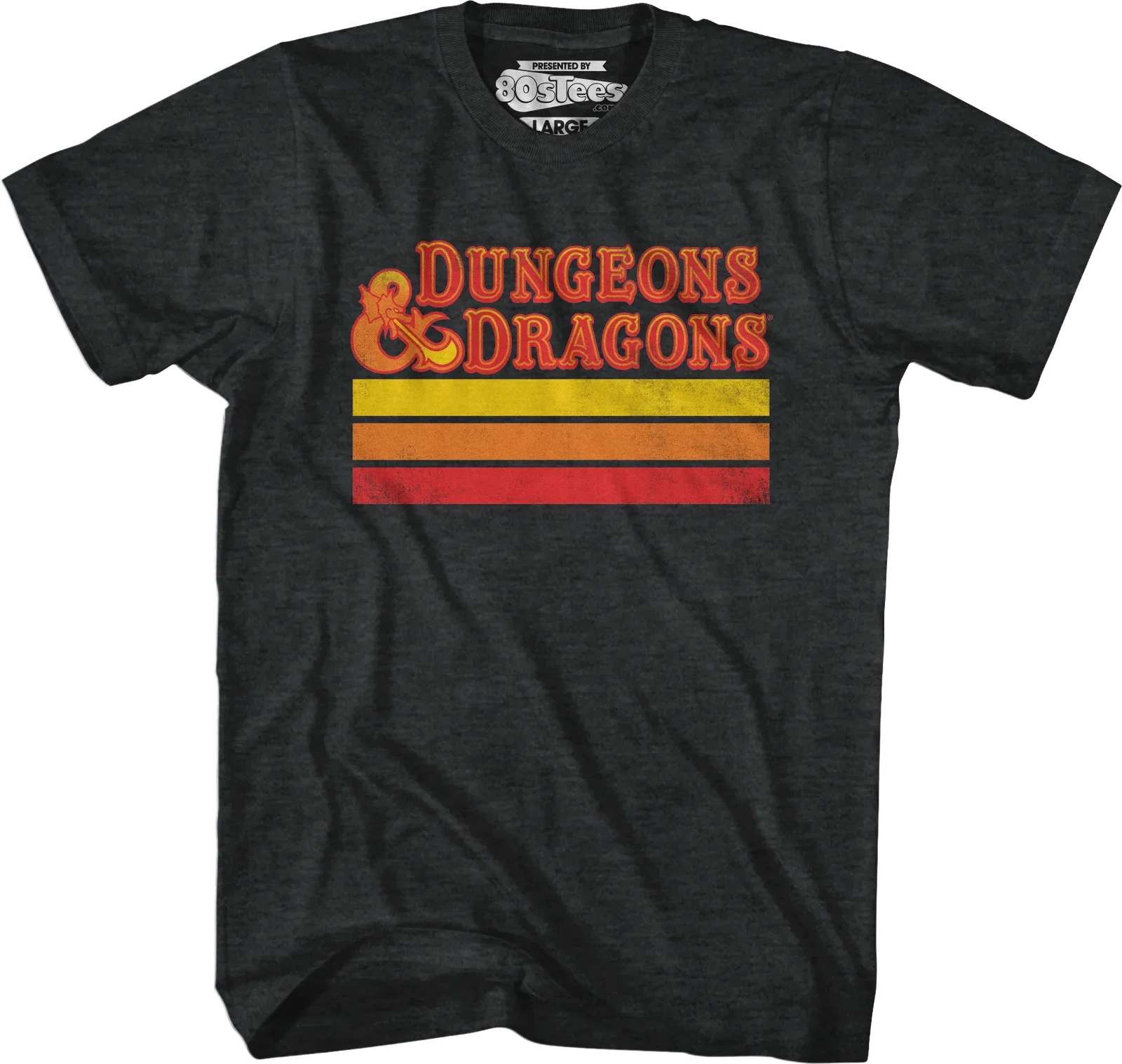 Retro Stripes Dungeons & Dragons T-Shirt