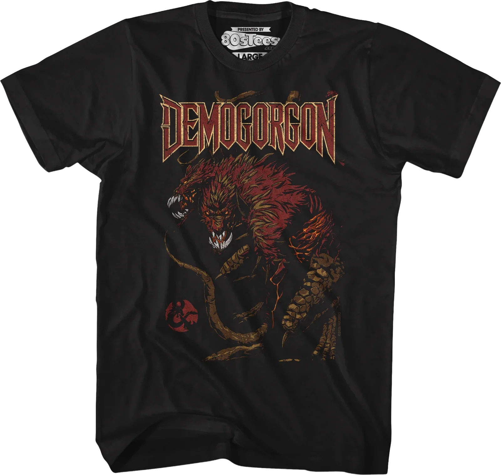Demogorgon Rocks Dungeons & Dragons T-Shirt