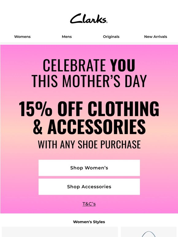 4 Days Only: Buy Shoes, Get 15% Off Clothing & Accessories
