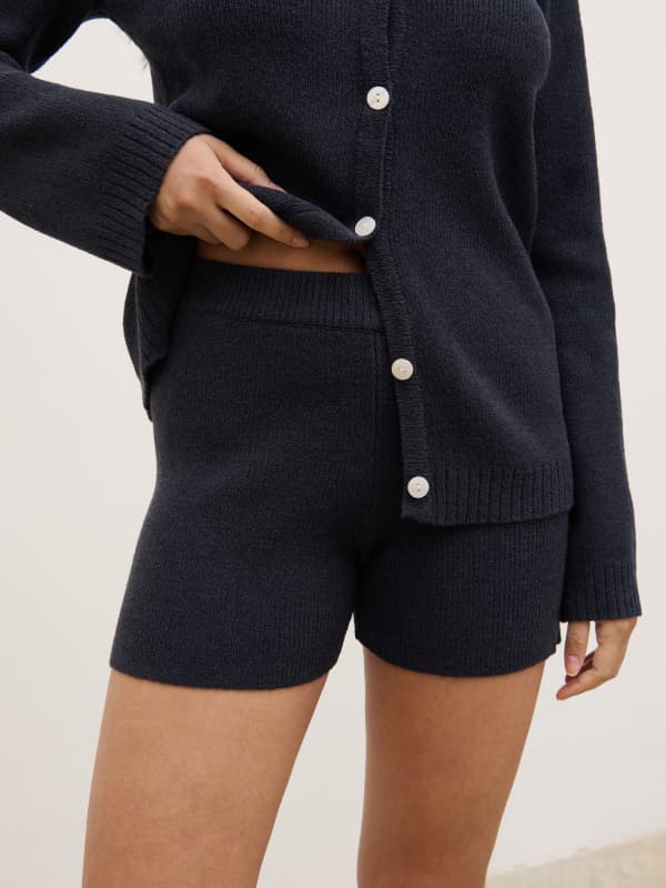 Gracie Fine Tape Knit Shorts