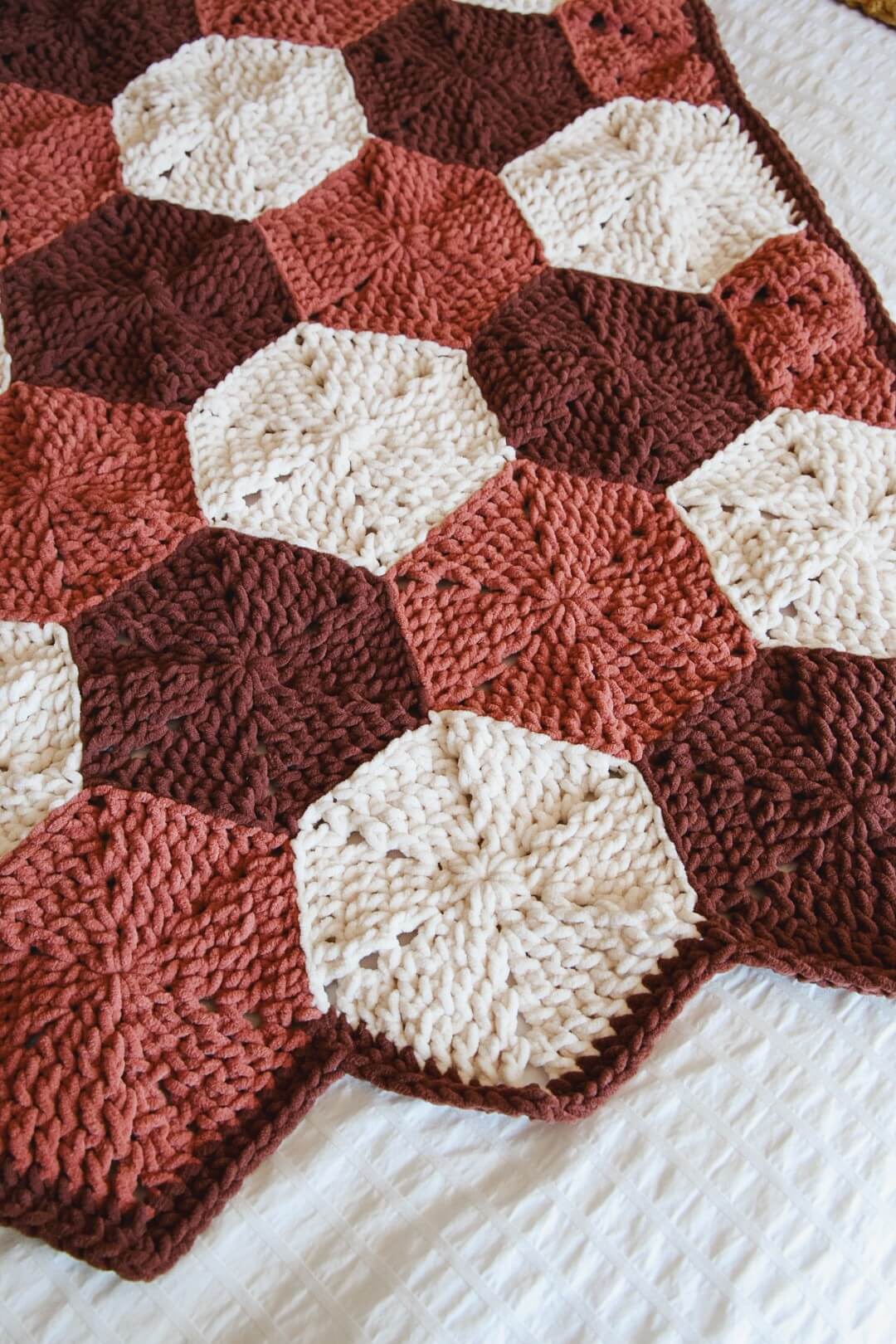 Image of Crochet Kit - Hexie Baby Blanket