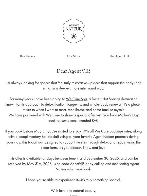 Just for our VIPs