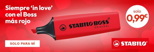 Stabilo Boss rojo