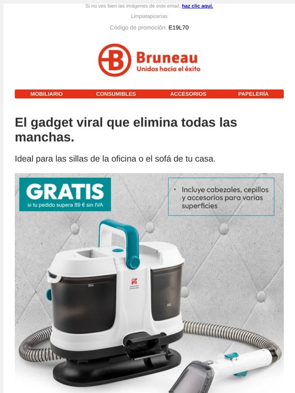 Ese sofá pide a gritos una limpieza, con el limpiatapicerías acabado profesional!
