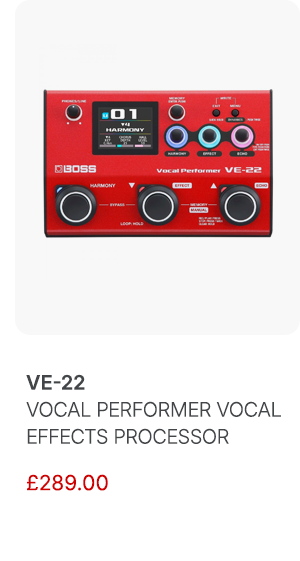 Boss-VE-22-Vocal-Performer-Vocal-Effects-Processor