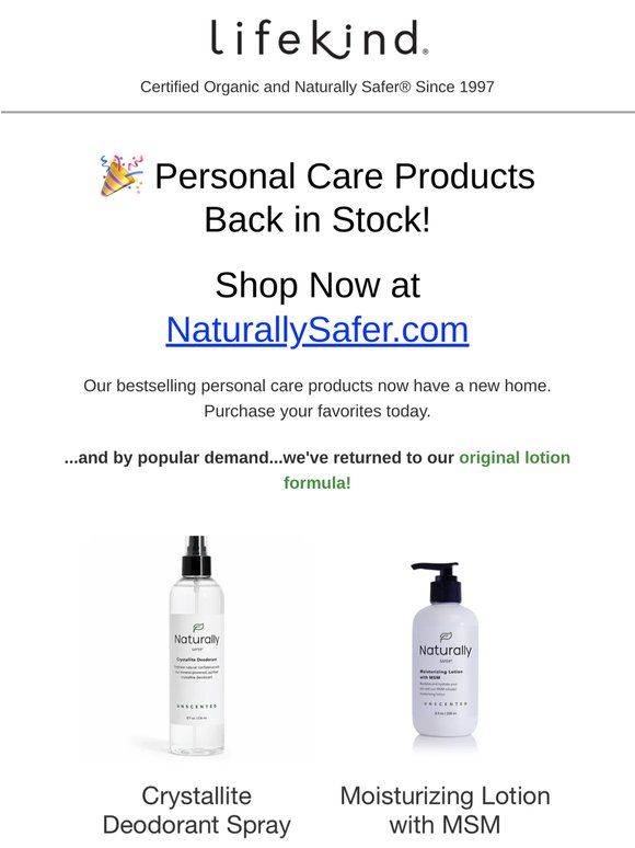 🎉 Back in Stock Notice