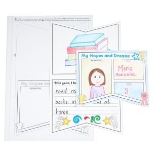 Image of Ready to Decorate Hopes and Dreams Pennant Posters Set of 24 by Really Good Stuff LLC