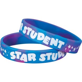 Image of Star Student Silicone Bracelets 24 bracelets by Really Good Stuff LLC