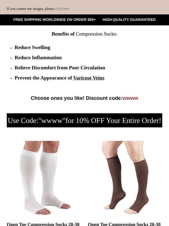 Give your hardworking legs the relief they deserve.