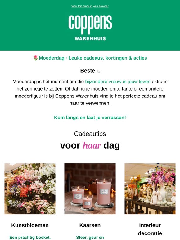 Psst… Moederdag is bijna! Heb jij al iets voor haar? 🌸