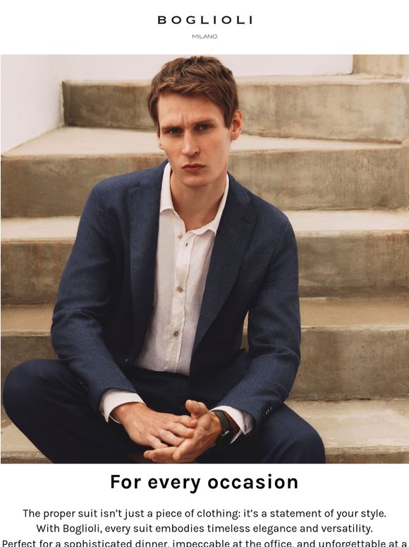 The Boglioli suit: impeccable style for every occasion