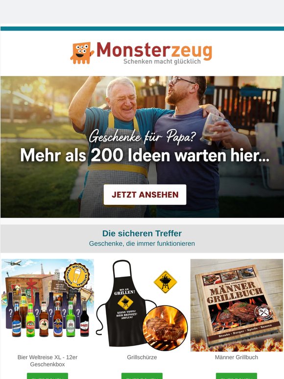Für Papa bitte nicht irgendein Geschenk.