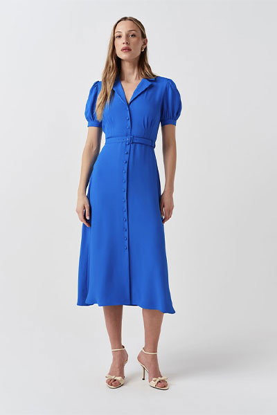 Verity Crepe Midi Dress