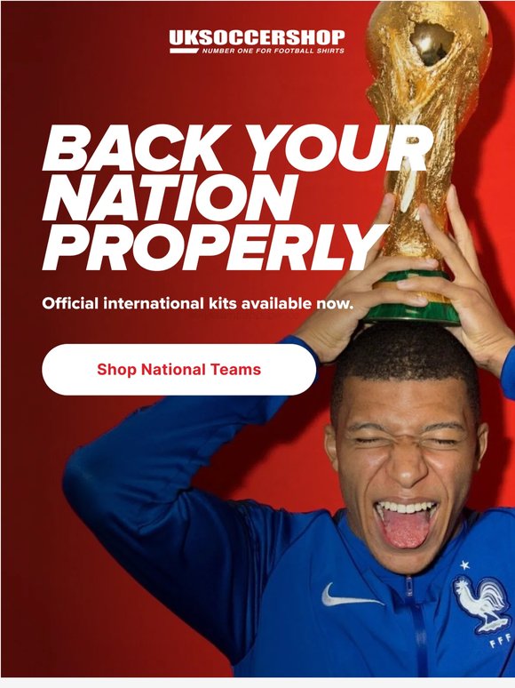 Official international kits available now
