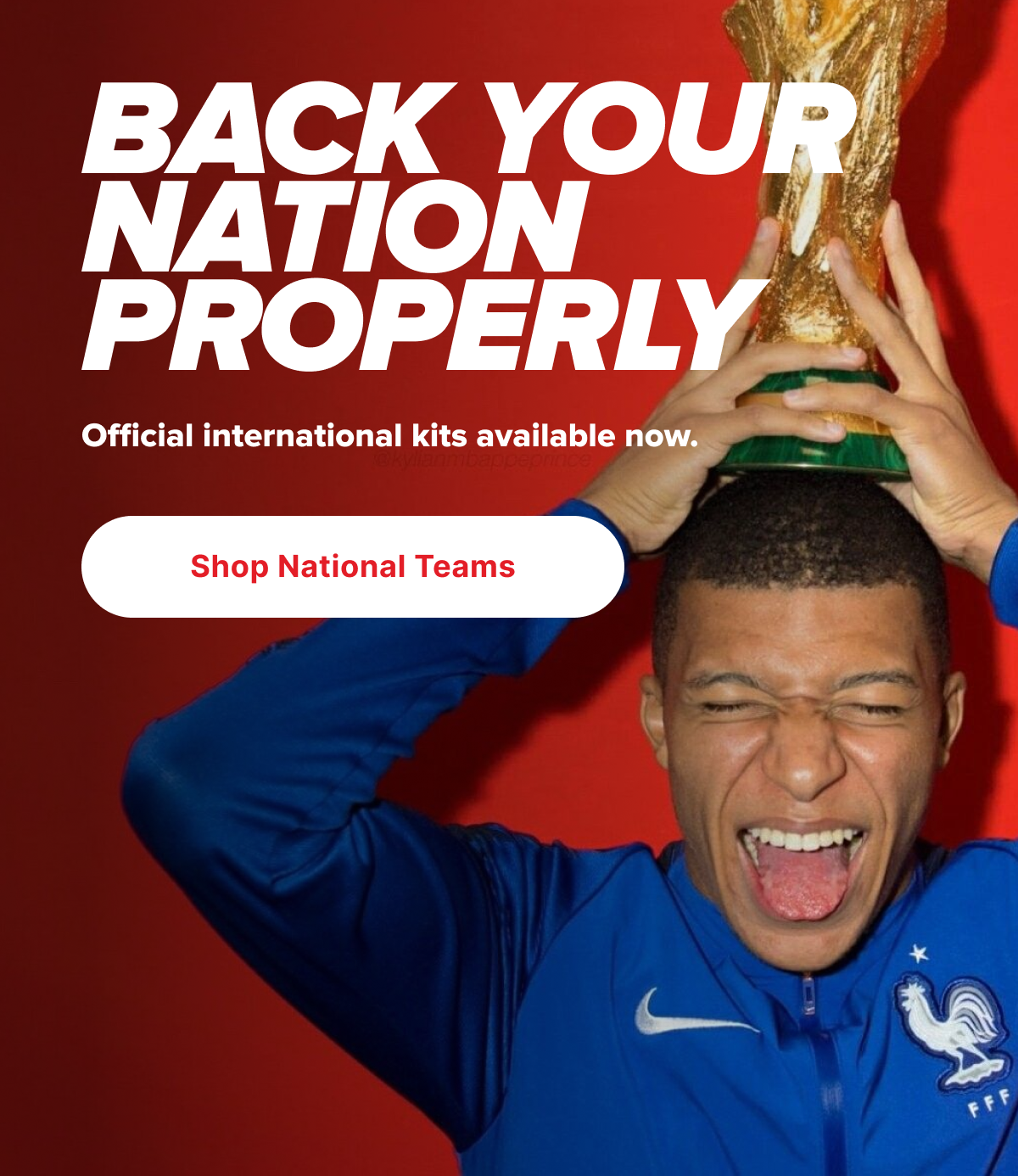 Official international kits available now [Shop National Teams]