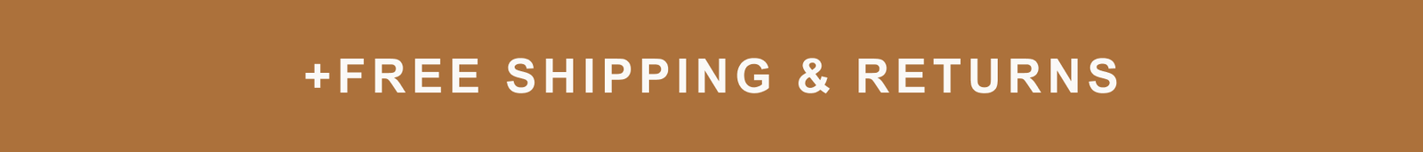 Free shipping and returns