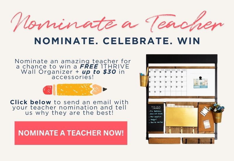 Nominate a teacher!