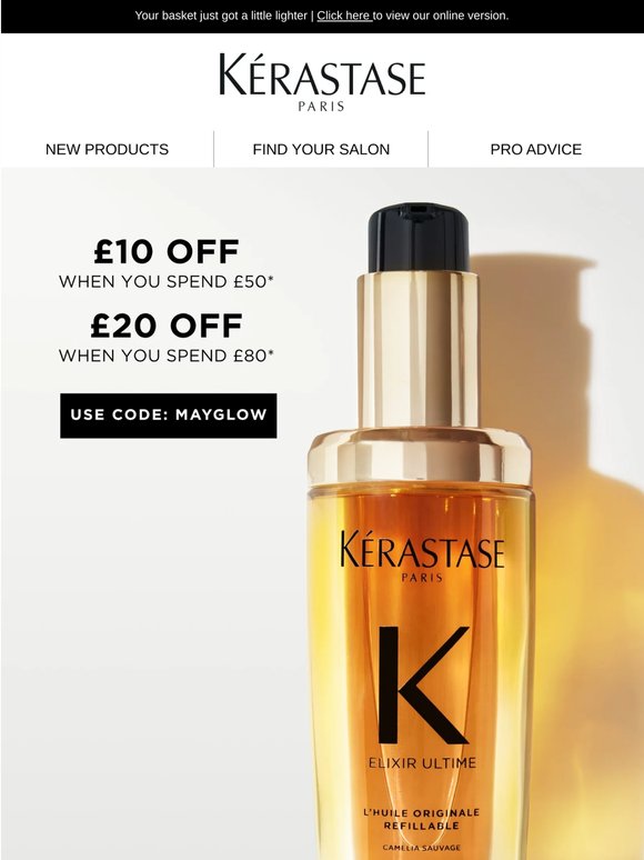 Up to £20 off your next order…