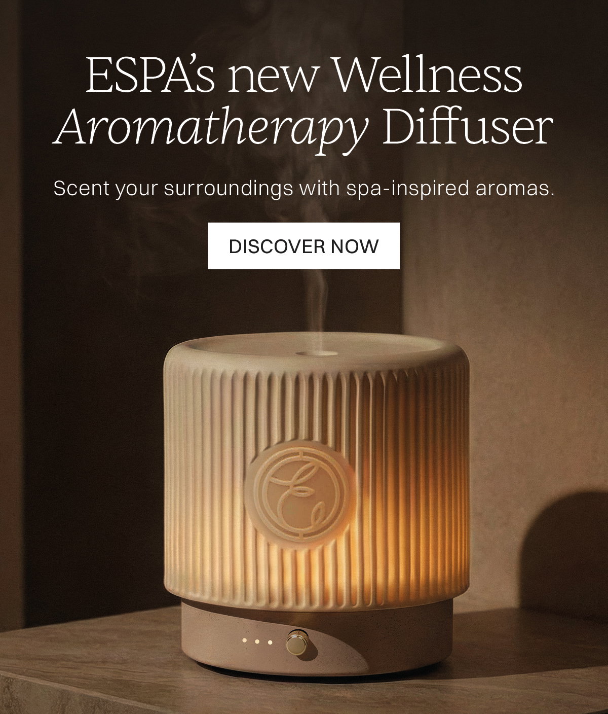 IMAGE OF THE NEW ESPA WELLNESS AROMATHERAPY DIFFUSER
