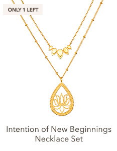 Intention of New Beginnings Necklace Set