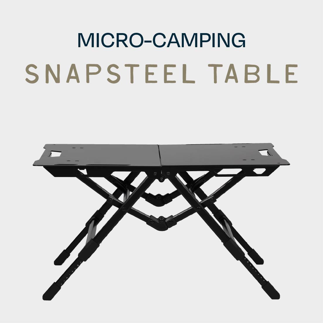 MICRO-CAMPING  SNAPSTEEL TABLE