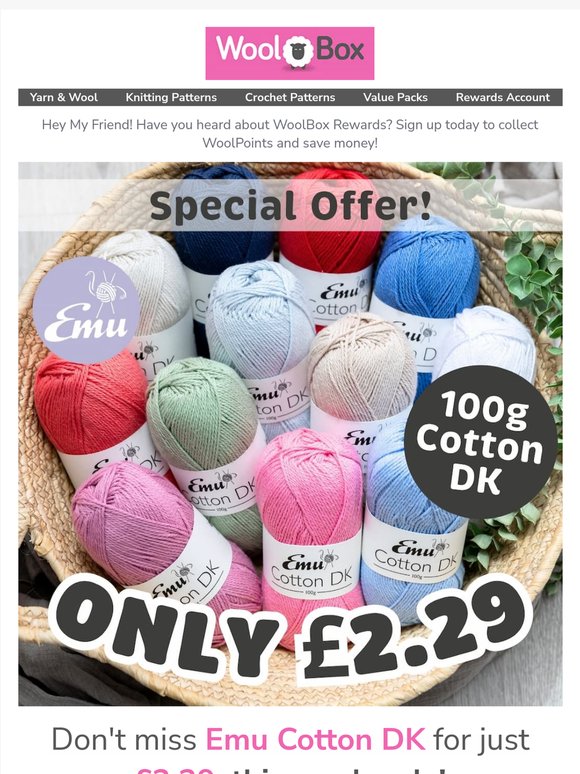 Have you seen this Emu special offer? 🧶
