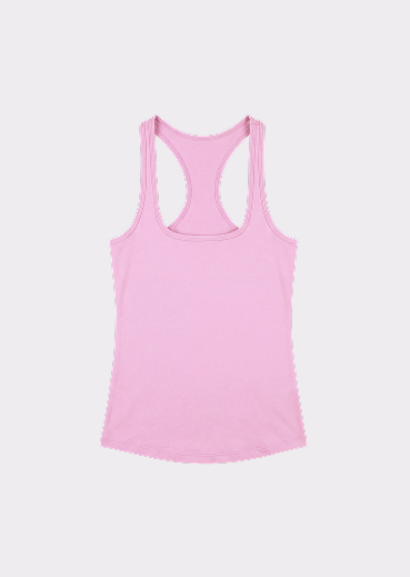 The One Scoop Neck Tank Pink