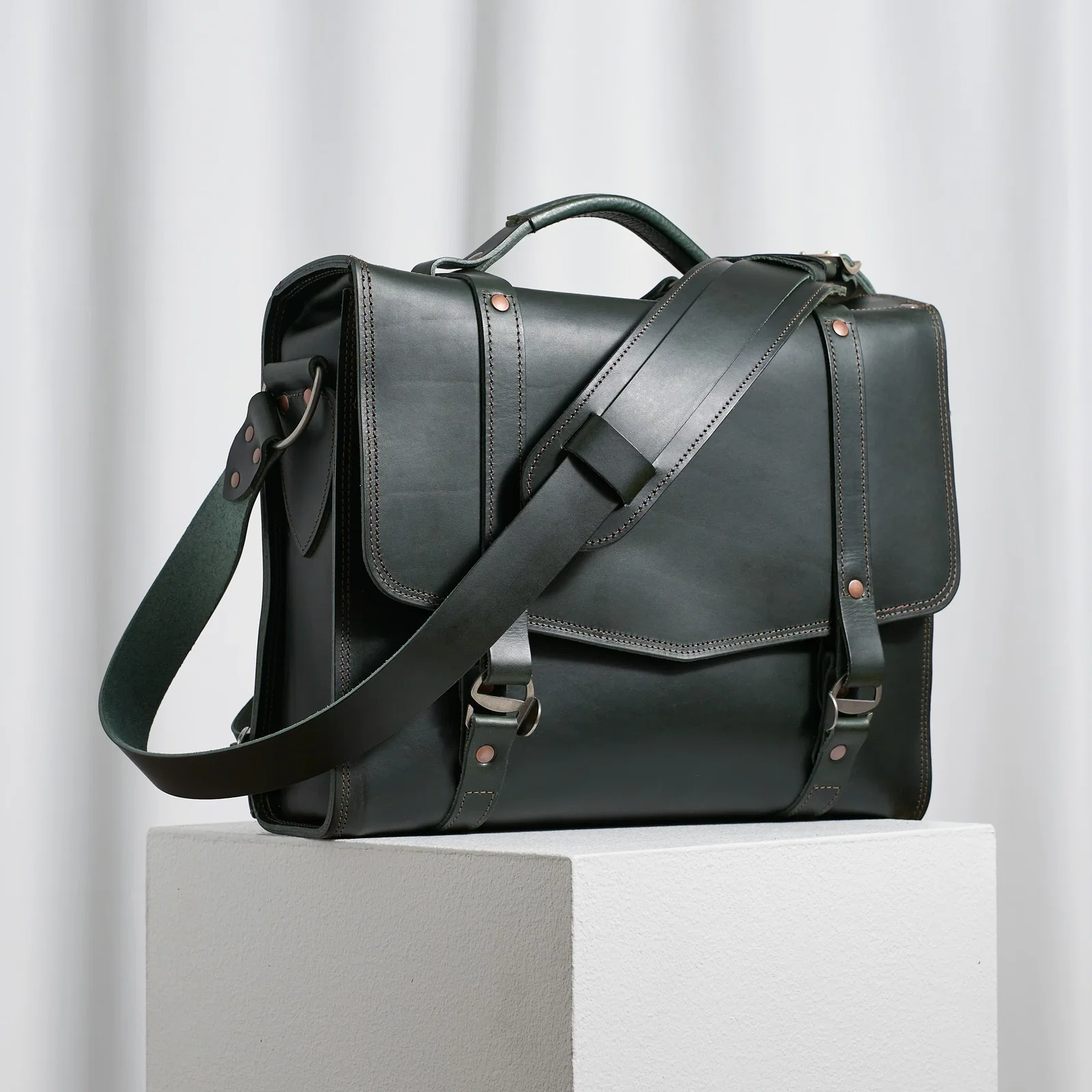 Image of Pre-order – Attaché – Firenze Collection Racing Green