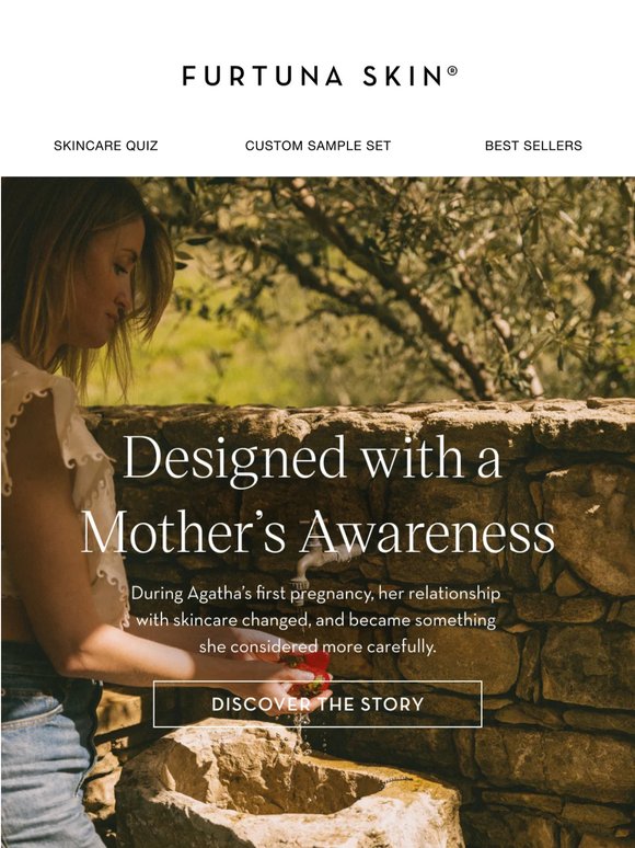 Born from Motherhood. Made for Skin.