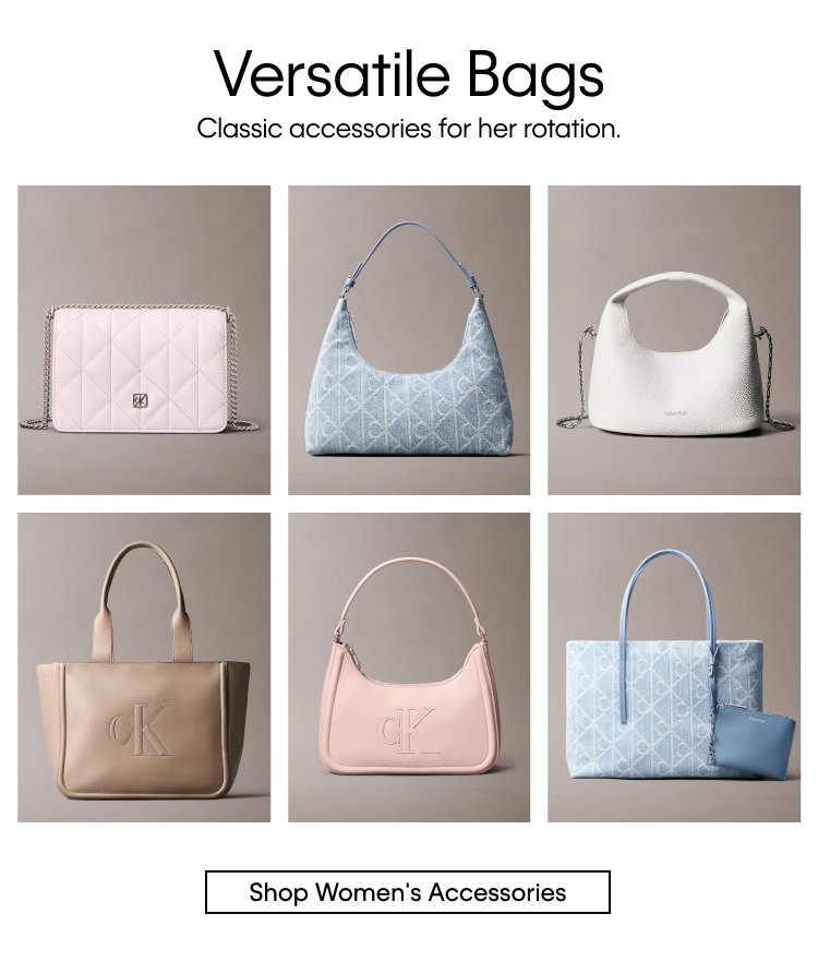Versatile Bags. Classic accessories for her rotation. Shop Women's Accessories.