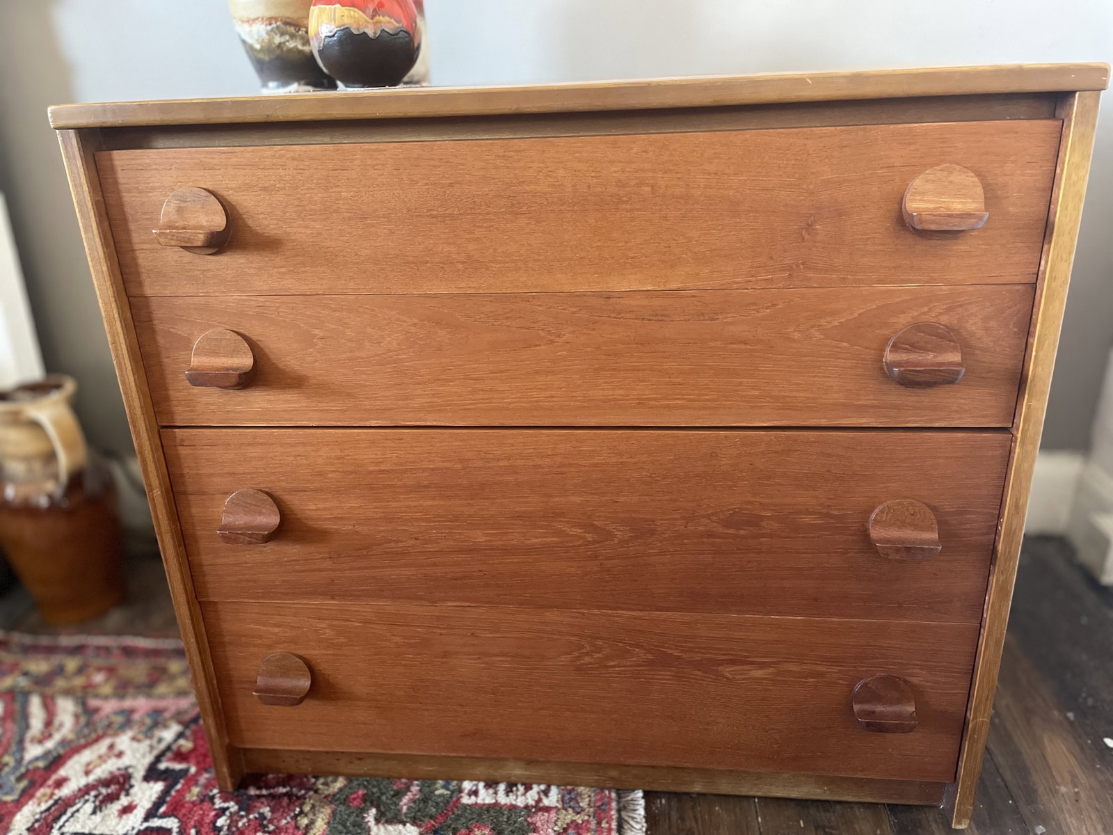 Mid Century Four Drawer Chest Of Drawers By John & Silvia Reid For Stag