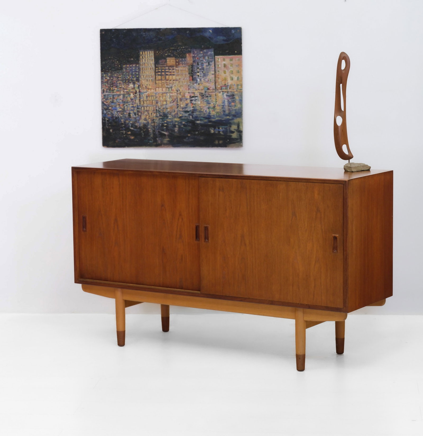 Børge Mogensen Mid Century Teak Sideboard For Soborg Mobler Model 160