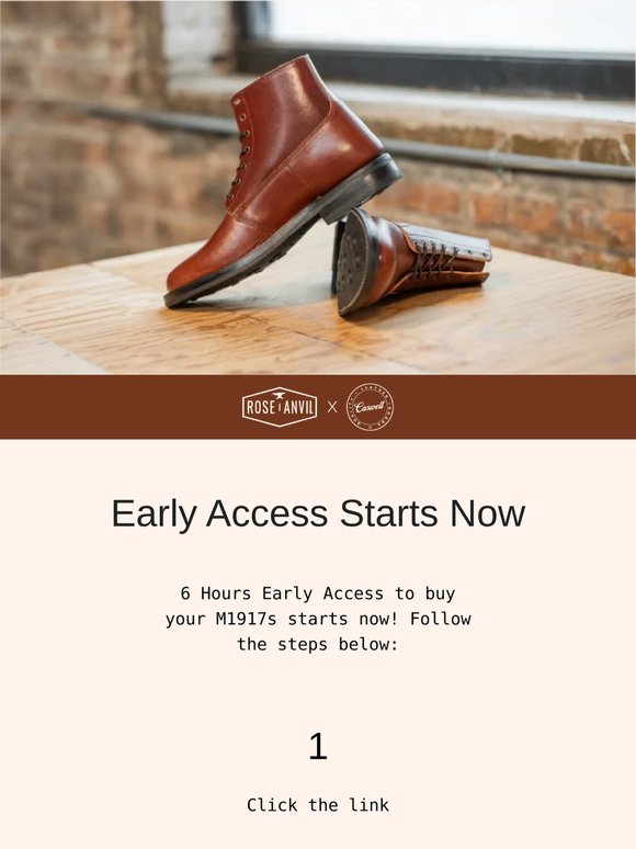 Early Access starts now! ⏰ M1917 WWI Boot