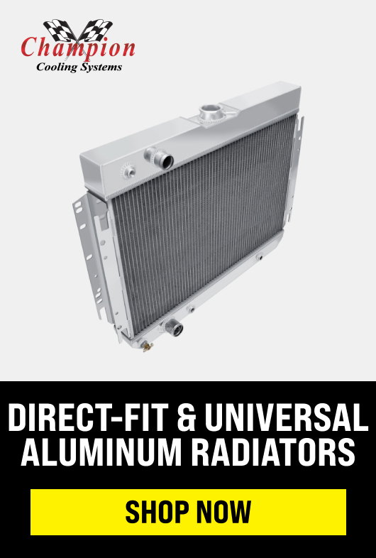 Direct-fit & universal aluminum radiators