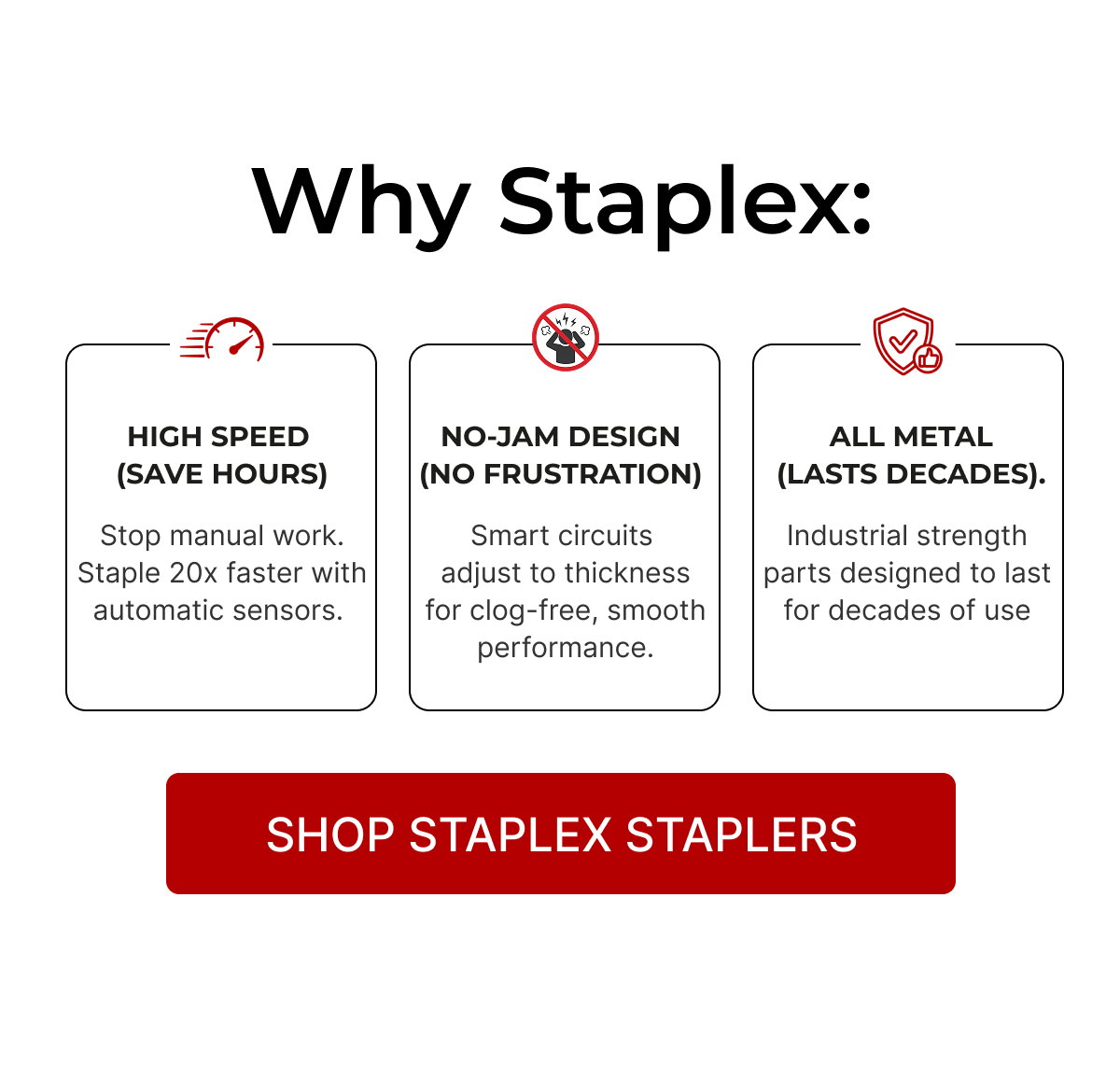Why Staplex: