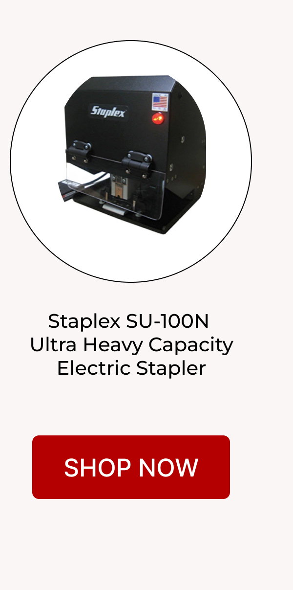 Staplex SU-100N  Ultra Heavy Capacity Electric Stapler