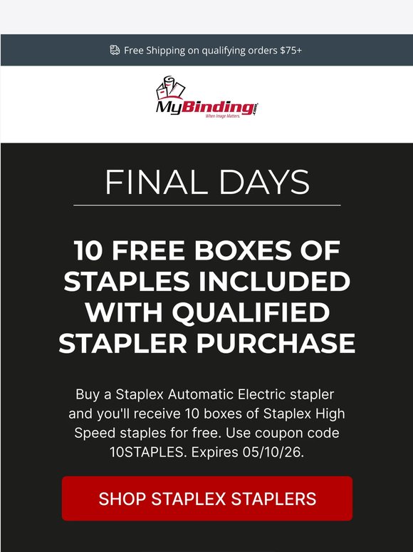 10 free boxes—ends Sunday