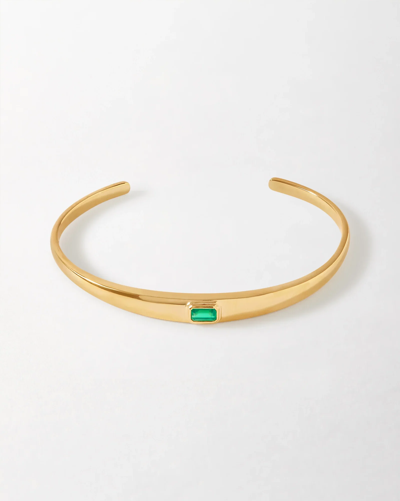 Image of Pebble Green Onyx Cuff