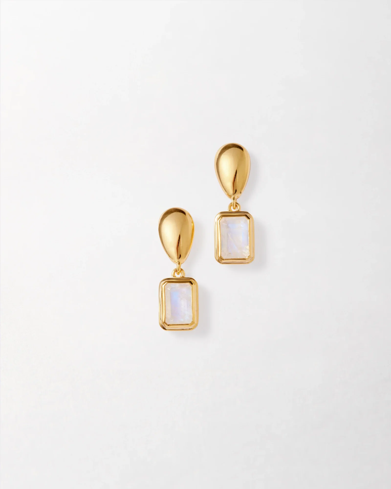Image of Moonstone June Birthstone Earrings